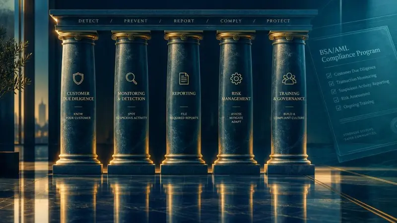 The 5 Pillars of a BSA/AML Compliance Program